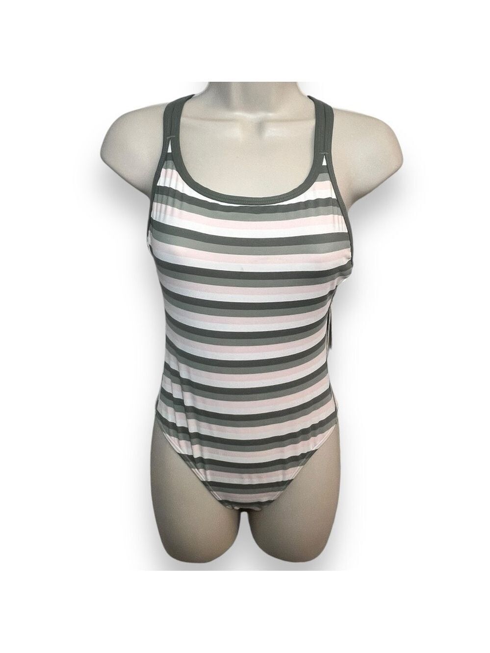 Carve Designs Women’s Beacon One Piece Swimsuit Green Pink Size XS